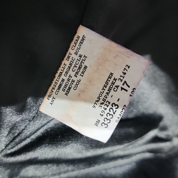 Jessica McClintock for Gunne Sax Black Strapless Prom Evening Dress 1 - Picture 6 of 8